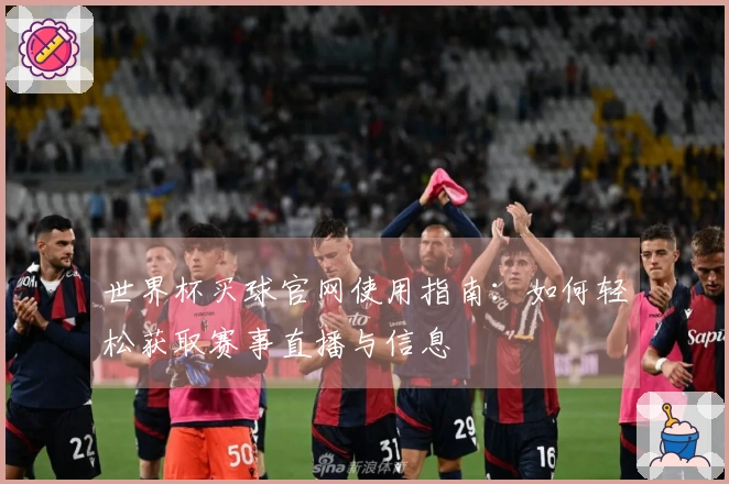 世界杯买球官网使用指南：如何轻松获取赛事直播与信息